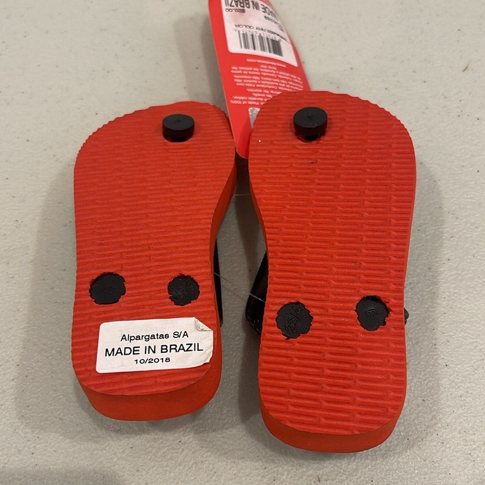 NWT Super Mario Bros Havaianas Toddler Flip Flop Size 23-24 - Picture 3 of 11